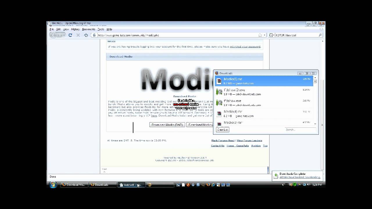 Download Modio 3 Game Tuts Register